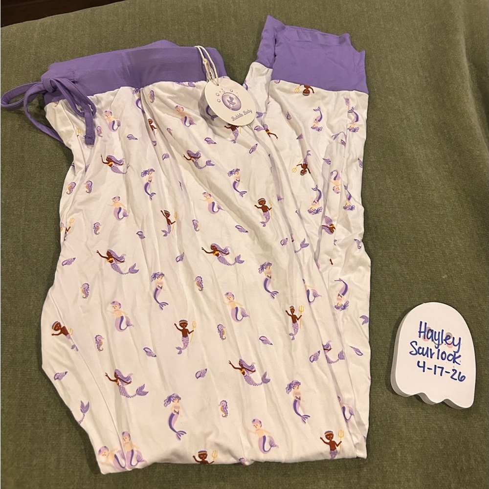 NWT BUBBLE BABY PJ PANTS S/M